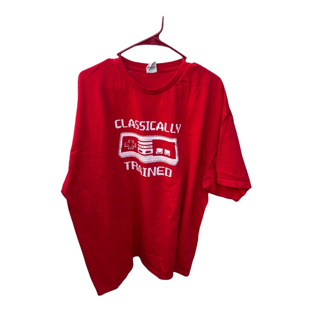 NES Controller Classically Trained Red Graphic Tee Size XXL 3XL